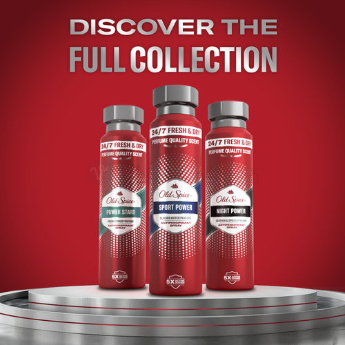 Old Spice Sport Power Antiperspirant v spreji pre mužov