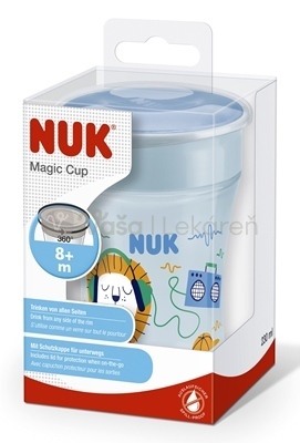 NUK Magic Cup Hrnček s viečkom, 230 ml, rôzne vzory
