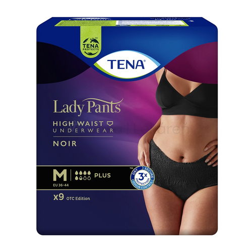 TENA Lady Pants Plus Noir M