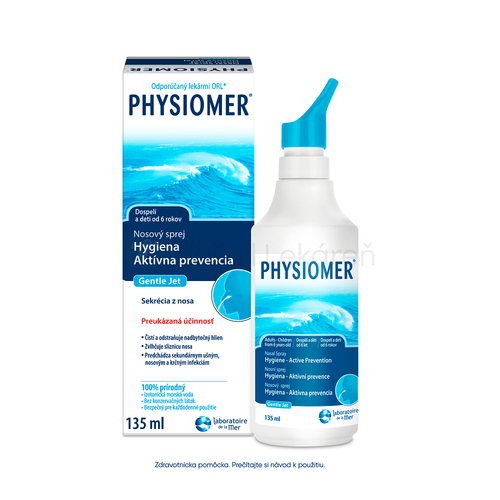 Physiomer Gentle Jet Izotonický nosový sprej s obsahom morskej vody