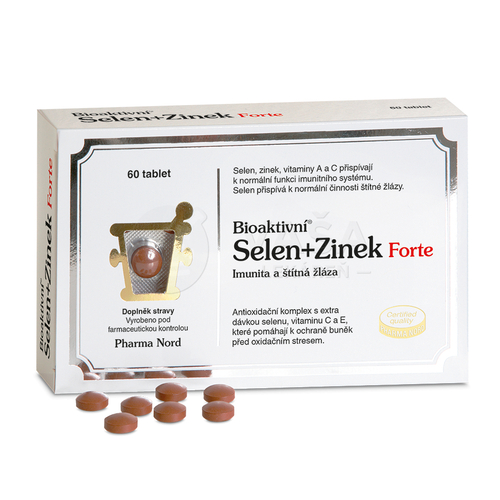 Pharma Nord Bio-Selén + Zinok Forte (100 mcg selénu)