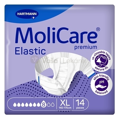 MoliCare Premium Elastic 8 kvapiek XL Plienkové nohavičky zalepovacie
