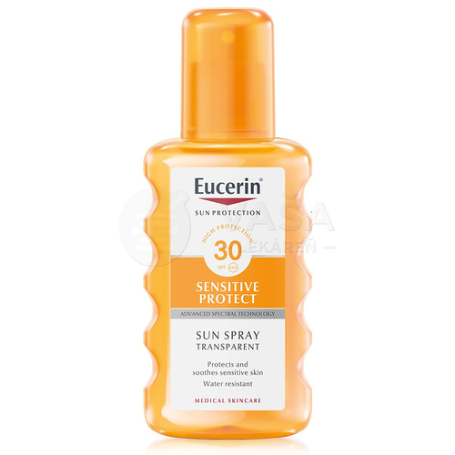Eucerin Sun Sensitive Protect Transparentný sprej na opaľovanie na citlivú pokožku SPF30