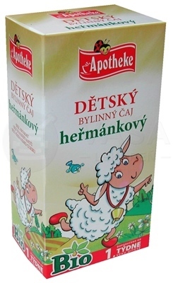 Apotheke BIO Detský bylinný čaj Rumančekový (od ukončeného 1. týždňa)