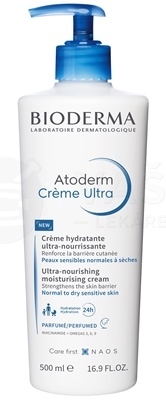 Bioderma Atoderm Krém Ultra Hydratačný a ultra výživný telový krém (parfumovaný)