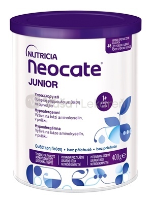 Neocate Junior Hypoalergénna výživa v prášku bez príchute (od 1+ rokov)