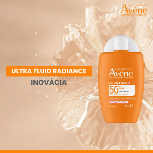 Avene Ultra Fluid Radiance na opaľovanie SPF50+
