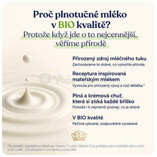 Kendamil BIO Nature 2 HMO+ Následná dojčenská mliečna výživa (od ukončeného 6. mesiaca)
