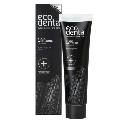 EcoDenta Čierna zubná pasta na bielenie zubov