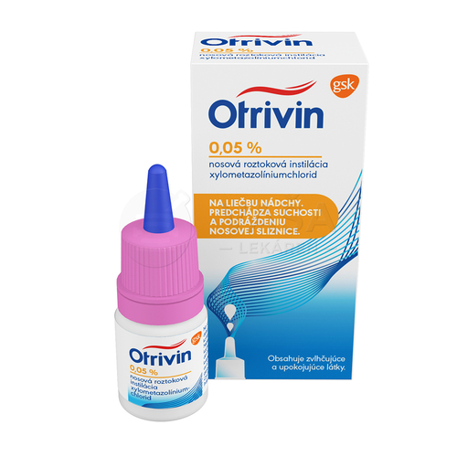 Otrivin 0,05 % Kvapky na upchatý nos pre deti