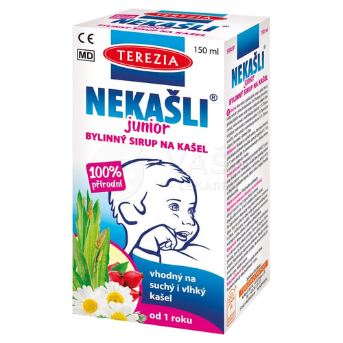 TEREZIA Nekašli Junior Bylinný sirup na kašeľ