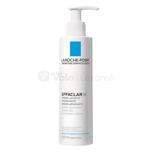 La Roche-Posay Effaclar H upokojujúci hydratačný čistiaci krém na mastnú a problematickú pleť