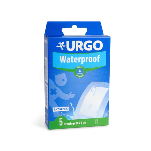 Urgo Waterproof Vodeodolná náplasť priehľadná (10 x 6 cm)