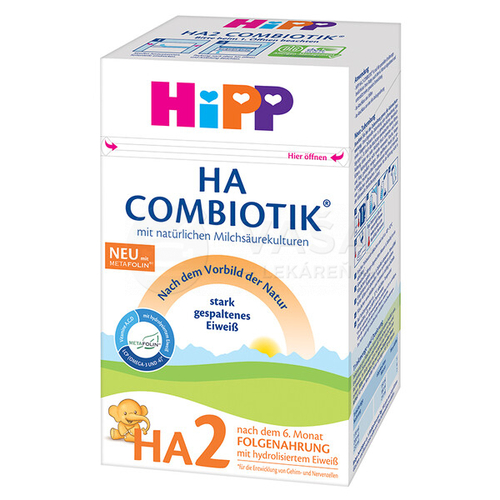 HiPP HA 2 Combiotik Následná mliečna dojčenská výživa (od ukončeného 6. mesiaca)