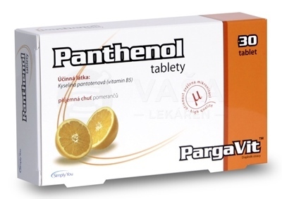 Pargavit Panthenol 30tbl xxx