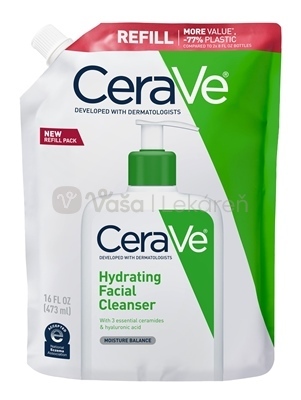 CeraVe Hydratačný čistiaci gél na normálnu až suchú pokožku (Náhradná náplň)