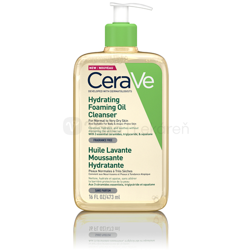 CeraVe Hydratačný čistiaci penivý olej na normálnu až veľmi suchú pokožku