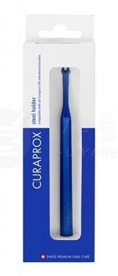 Curaprox UHS 475 Oceľový držiak na medzizubné kefky (modrý)