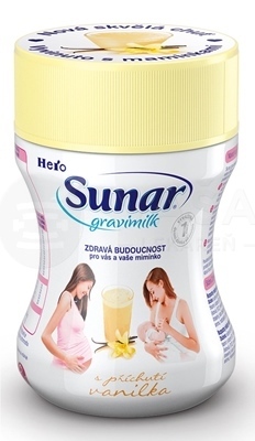 Gravimilk Vanilka 300g Sunar Pl.doza Inov.2019 xxx