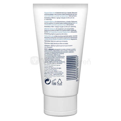 CeraVe Obnovujúci krém na ruky na suchú pokožku