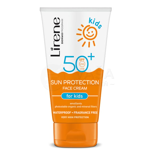 Lirene Sun Kids Krém na opaľovanie na tvár pre deti SPF50+