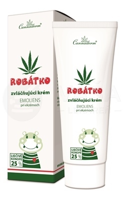 Cannaderm Robátko Emoliens Premasťujúci krém pri atopii