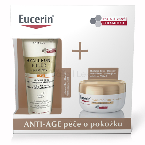 Eucerin Hyaluron-Filler + Elasticity Body Vianočná darčeková kazeta