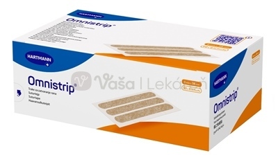 Omnistrip Hypoalergénne prúžky na stiahnutie rany (6 x 38 mm)