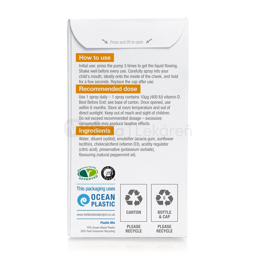 Better You Vitamín D 400 Junior