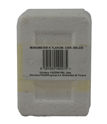 Fazzini Manometer k tlakomeru Non Stop Pin (čierny)