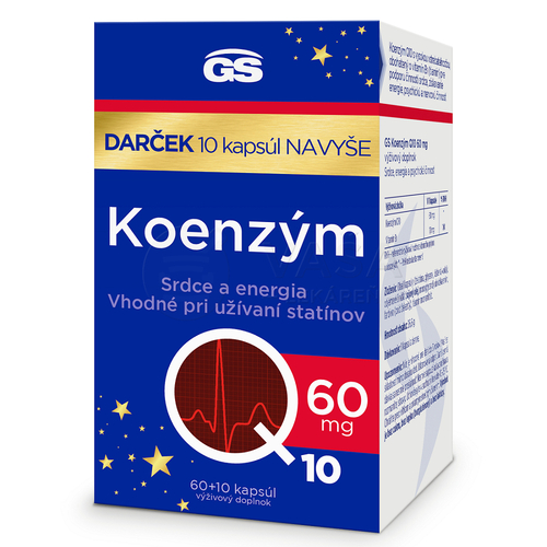 GS Koenzým Q10 60 mg Darček 2023