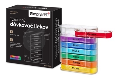 SimplyMED Týždenný dávkovač liekov