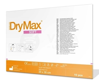 DryMax Soft Krytie sterilné superabsorbčné (20 x 30 cm)