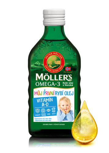 Moller´s Omega-3 Môj prvý rybí olej