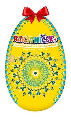 TEREZIA Rakytníček+ Multivitamínové želatínky Veľkonočné vajce (Žlté)