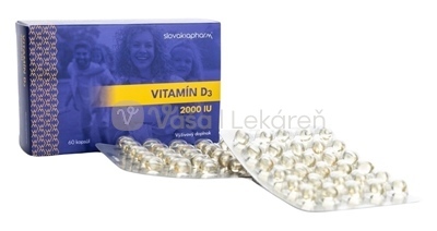 Slovakiapharm Vitamín D3 2000 IU