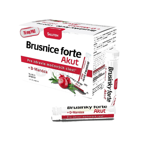 Salutem Brusnice Forte Akut + D-Manóza
