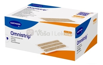 Omnistrip Hypoalergénne prúžky na stiahnutie rany (3 x 76 mm)