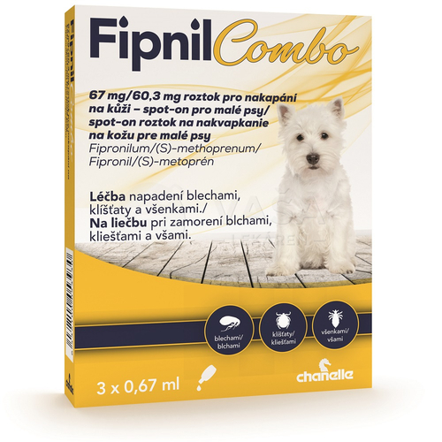 Fipnil Combo Spot-on pre malé psy S