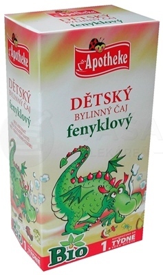 Apotheke BIO Detský bylinný čaj Feniklový (od ukončeného 1. týždňa)