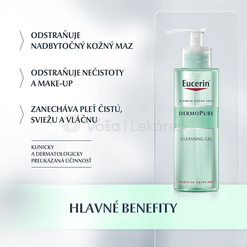 Eucerin DermoPure Hĺbkovo čistiaci gél na problematickú pleť
