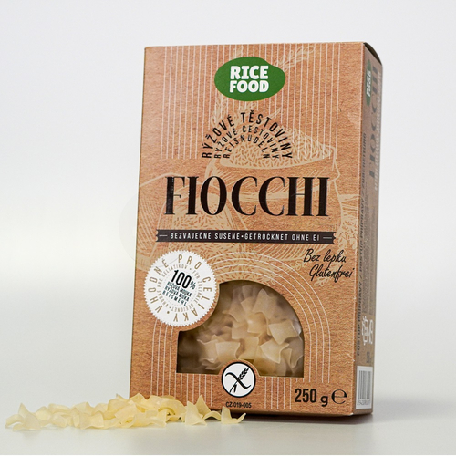 RiceFood Bezlepkové ryžové cestoviny Fiocchi (fliačky)
