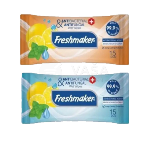 Freshmaker Hygienické antibakteriálne utierky Citrón - mäta