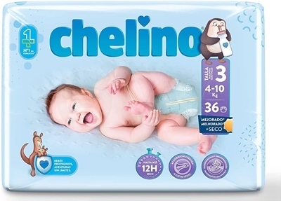 Chelino T3 Detské plienky (4-10 kg)