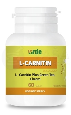 Virde L-Carnitine Plus Green Tea, Chróm