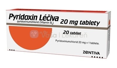 Pyridoxín Léčiva 20 mg