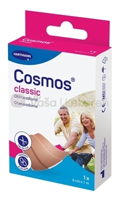 Cosmos Classic Oteruvzdorná náplasť na rany (6 cm x 1 m)