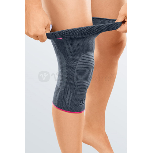 Genumedi Kolenná bandáž s patelárnou pelotou, veľ. 8, strieborná