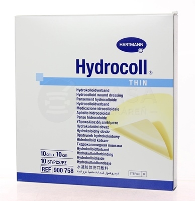 Hydrocoll Thin Kompres hydrokoloidný tenký (10 x 10 cm)
