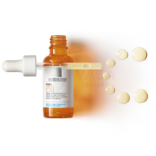 La Roche-Posay Pure Vitamín C10 Antioxidačné obnovujúce sérum proti vráskam